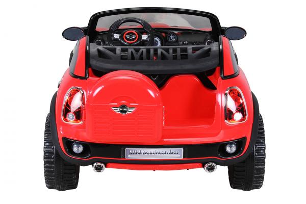 Kinder Elektroauto BMW Mini Beachcomber XXL Lizenziert 2 Personen Rot - Elektro Auto Elektroauto Kinderauto